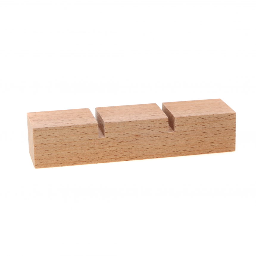 원목 일자 반지 꽂이 진열대 대 12x3x2.5