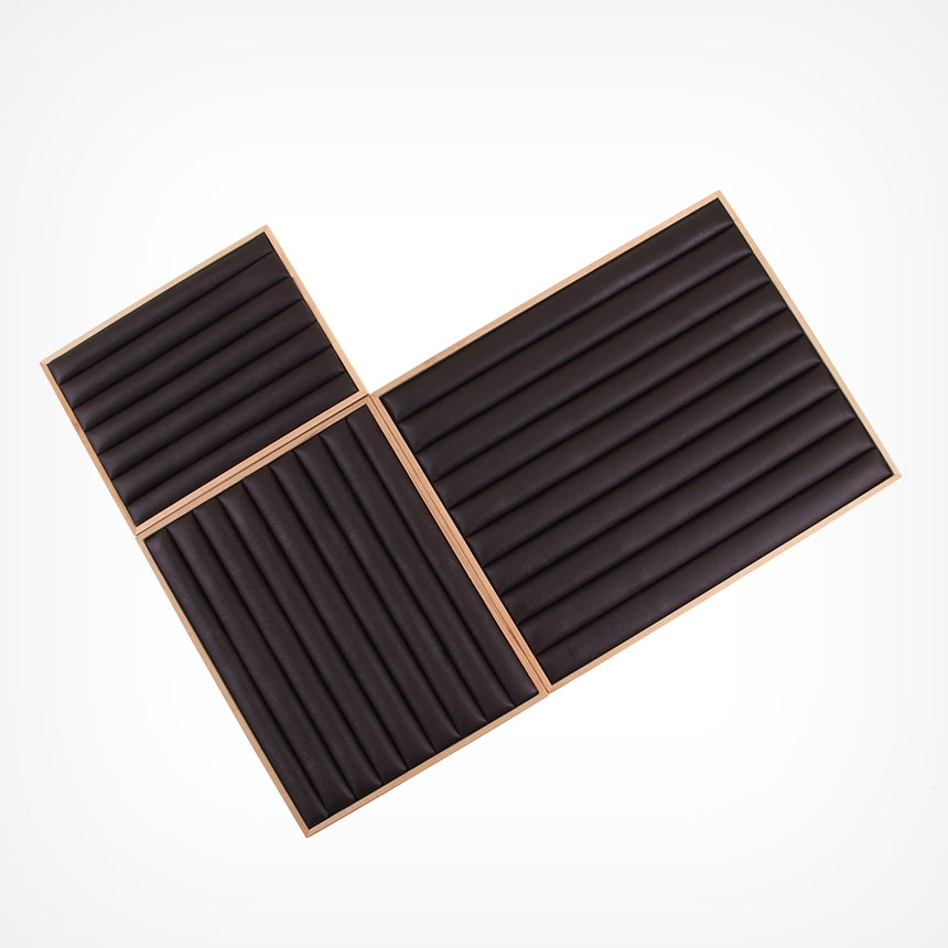 원목 반지 진열대 브라운 30x25x3