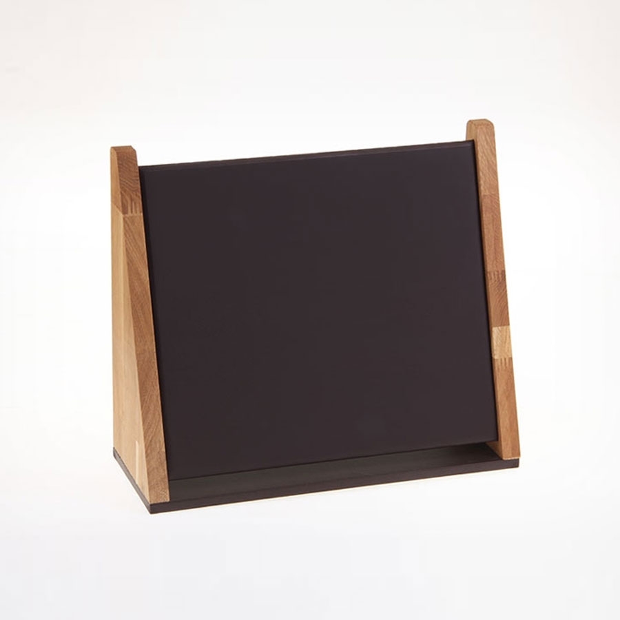 원목 경사 목걸이 진열대 브라운 대 36x13x30.5