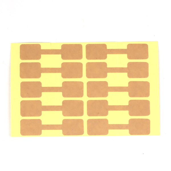 크라프트 무지 9번 KP 스티커 택 45mmx12mm 1000장
