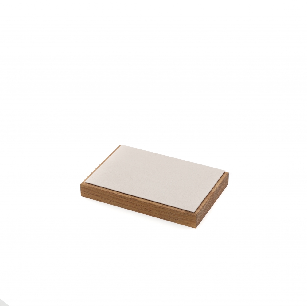 원목 사각 목침 다용도 진열대 아이보리 소 15x10x1.7