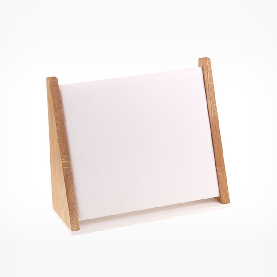 원목 경사 목걸이 진열대 아이보리 대 36x13x30.5