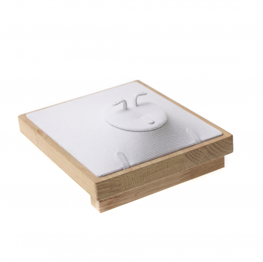 내추럴 원목 캔버스 모던 세트 진열대 14x17x3.5