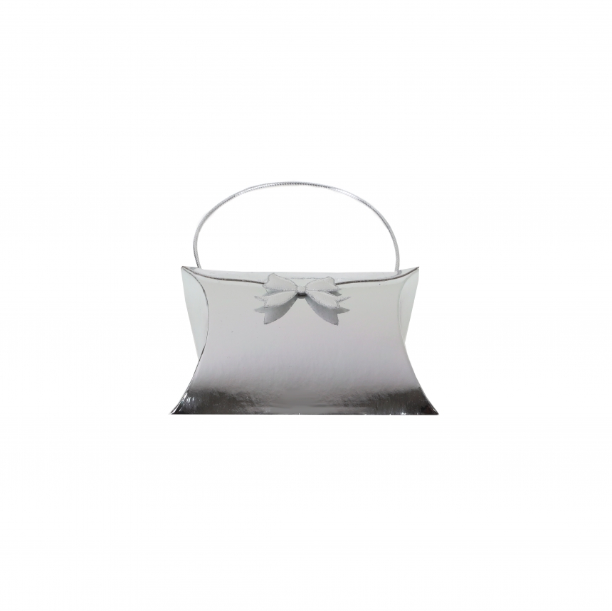 손잡이끈 리본 쥬얼리 베개상자 은박 소 7.5x7x2cm 50장