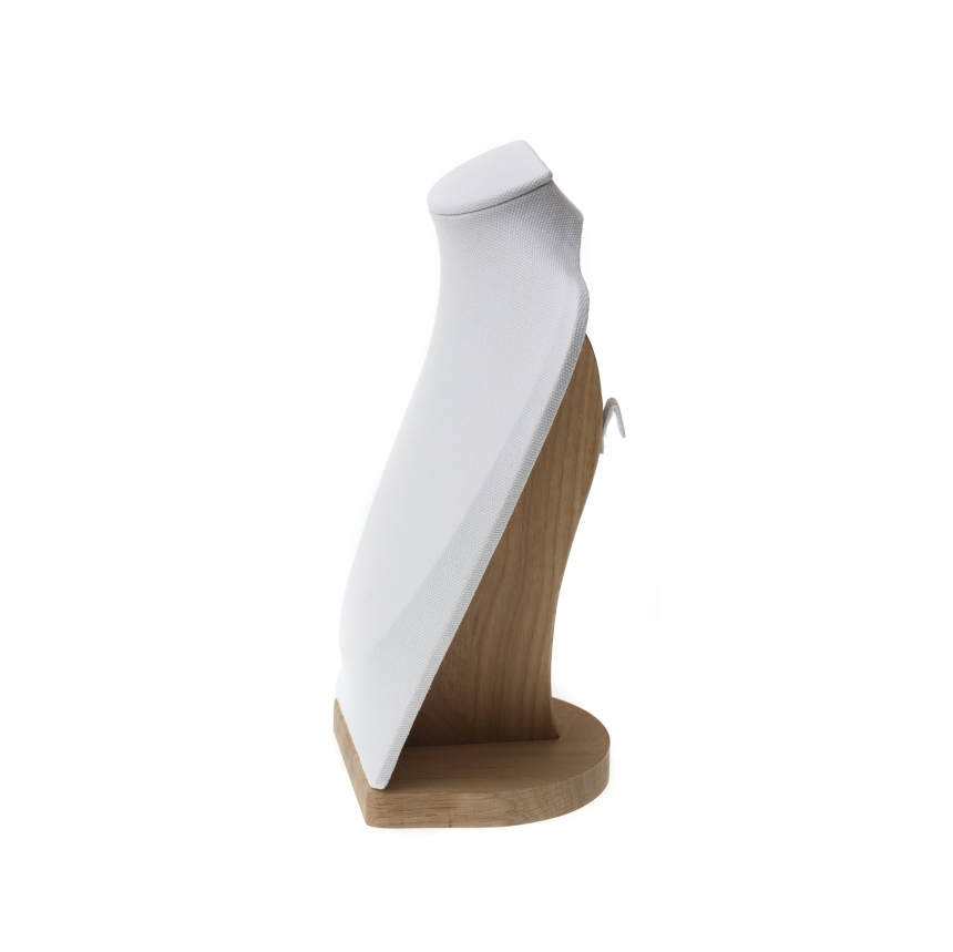 내추럴 원목 캔버스 사각 목걸이 마네킹 진열대 대 22x12x31