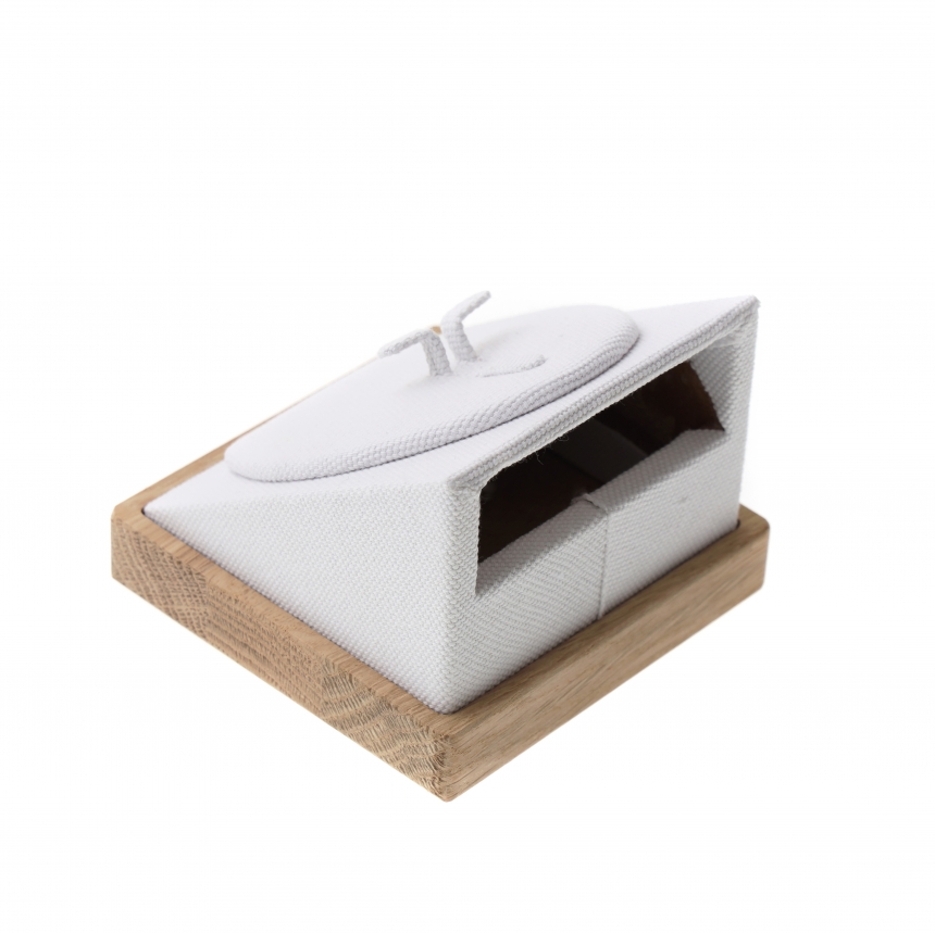 내추럴 원목 캔버스 경사형 세트 진열대 10x10x7.5