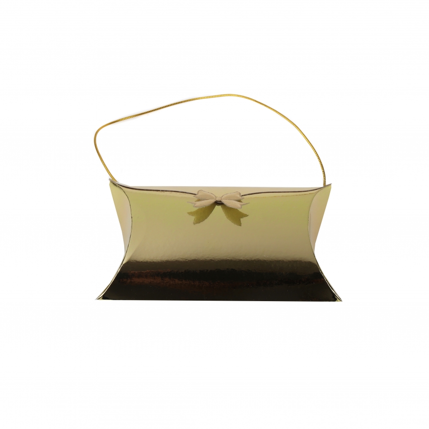 손잡이끈 리본 쥬얼리 베개상자 금박 중 11.5x8x3cm 50장