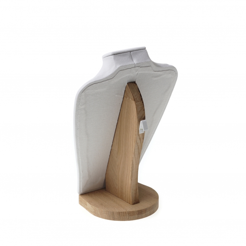 내추럴 원목 캔버스 사각 목걸이 마네킹 진열대 대 22x12x31