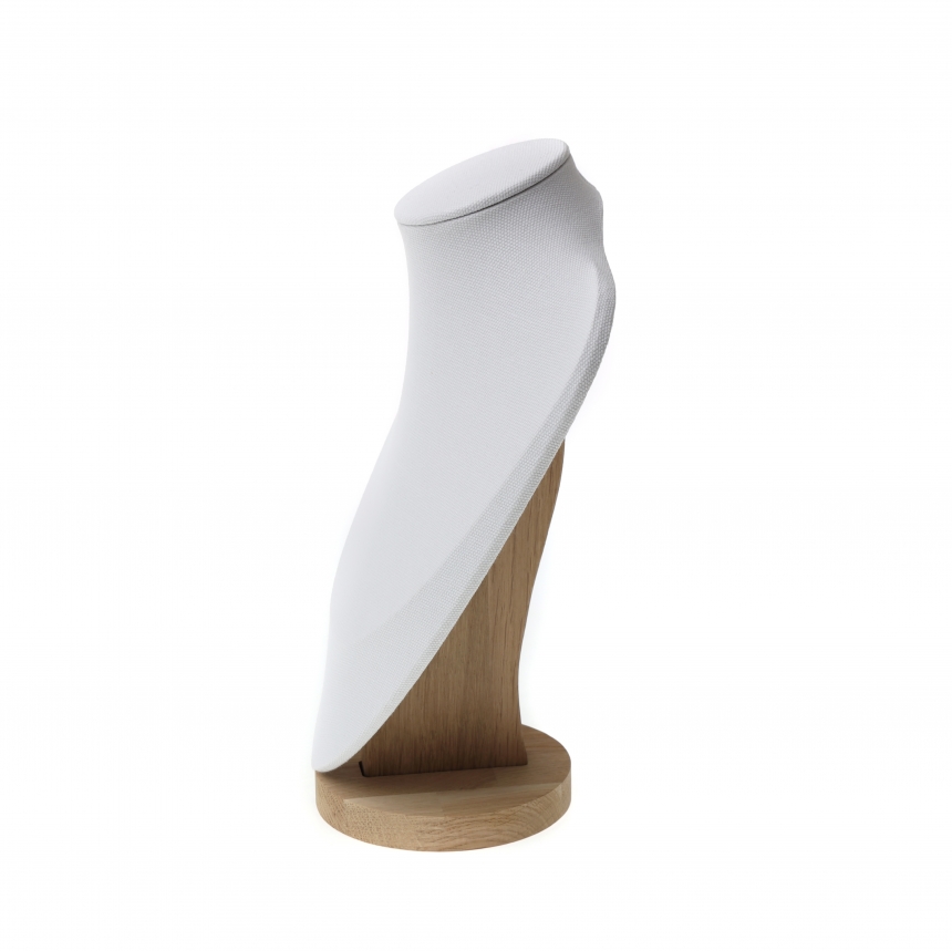 내추럴 원목 캔버스 삼각 목걸이 마네킹 진열대 특대 24x12x31.5