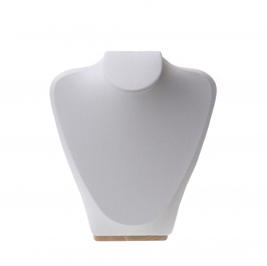 내추럴 원목 캔버스 사각 목걸이 마네킹 진열대 특대 23x12x35.5
