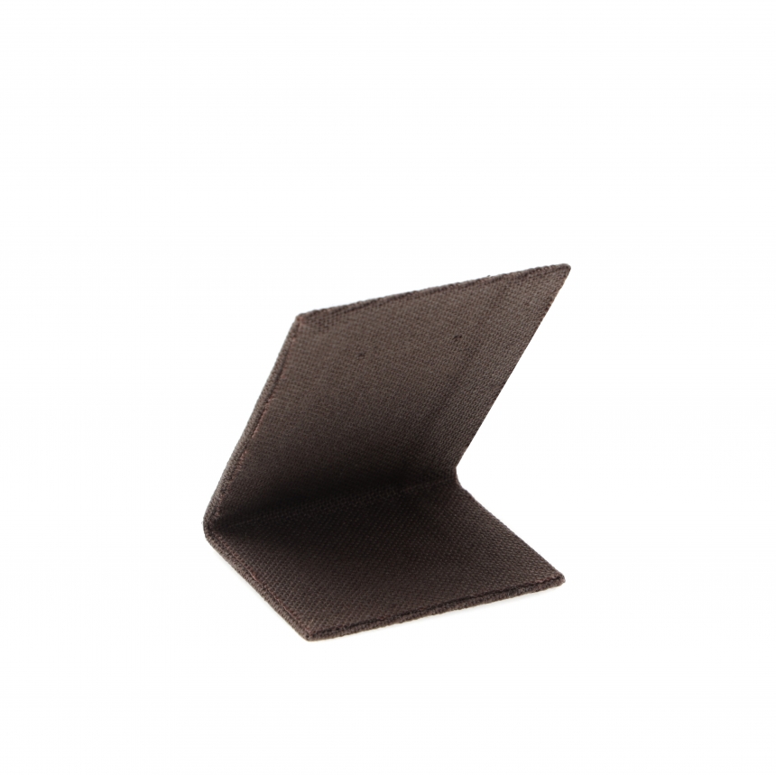 린넨 사각 L형 귀걸이 진열대 브라운 6x5.5x8