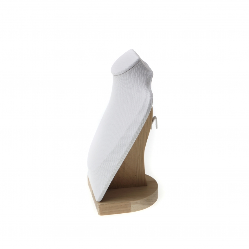 내추럴 원목 캔버스 사각 목걸이 마네킹 진열대 중 18x10x23.5