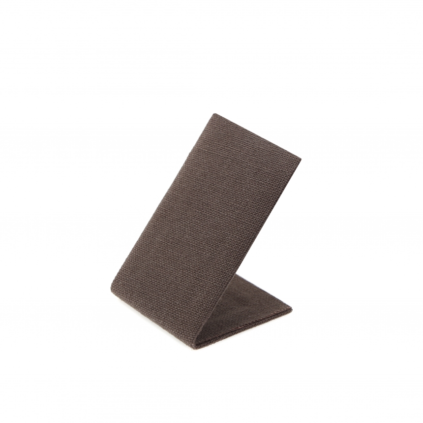 린넨 사각 L형 귀걸이 진열대 브라운 6x5.5x8