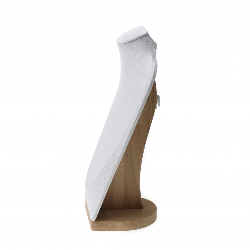 내추럴 원목 캔버스 사각 목걸이 마네킹 진열대 특대 23x12x35.5