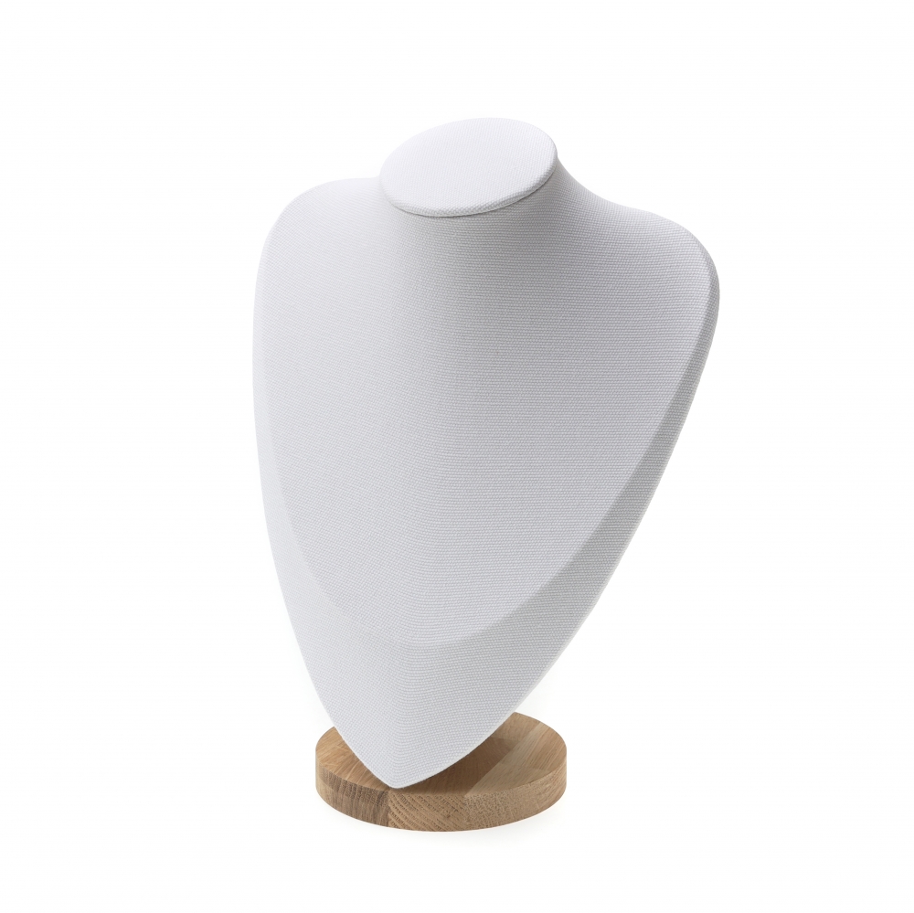 내추럴 원목 캔버스 삼각 목걸이 마네킹 진열대 특대 24x12x31.5