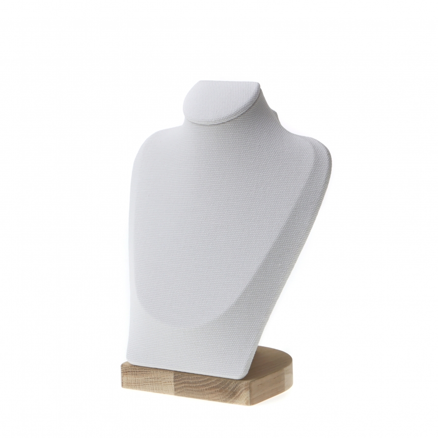 내추럴 원목 캔버스 사각 목걸이 마네킹 진열대 대 22x12x31