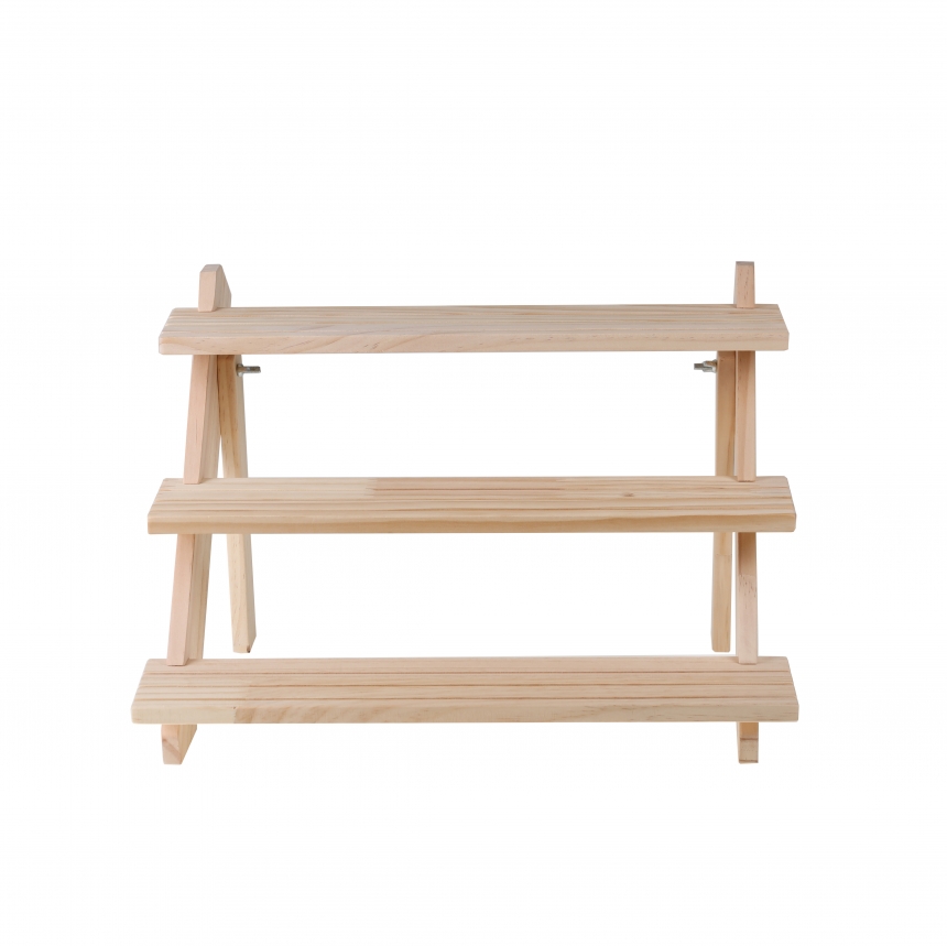 원목 꽂이판 3단 계단식 귀걸이 진열대 39x29x26 꽂이 별매