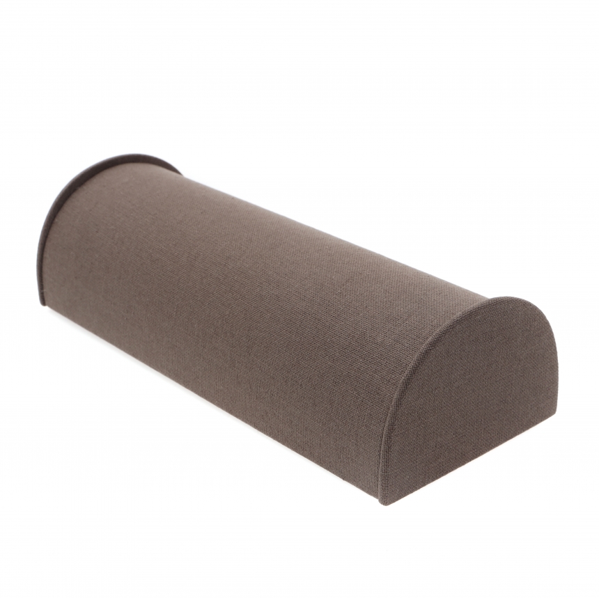 린넨 반달 팔찌 진열대 브라운 대 30x12x8