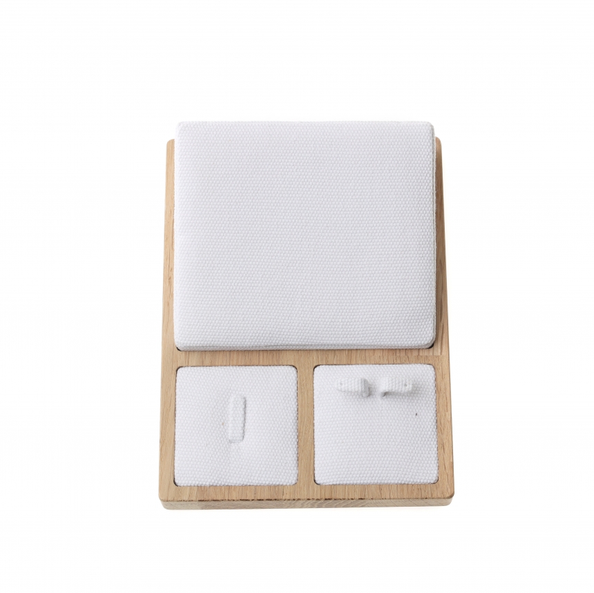 내추럴 원목 캔버스 고급 세트 진열대 12x16x5