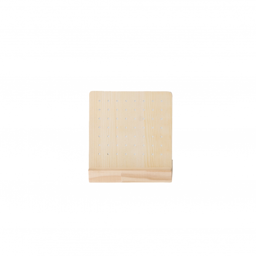 원목 타공 귀걸이 피어싱 진열대 소 12.5x4.5x12.5