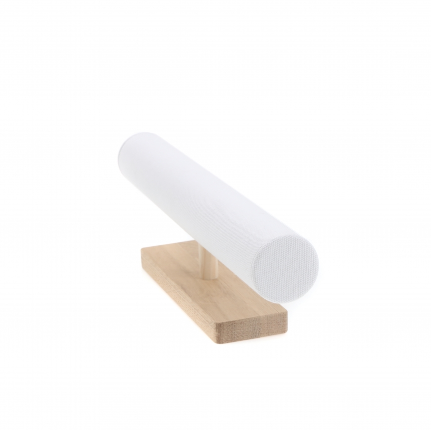 내추럴 원목 캔버스 T자 팔찌 진열대 대 35x6x10