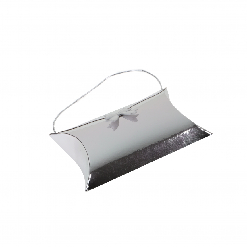 손잡이끈 리본 쥬얼리 베개상자 은박 중 11.5x8x3cm 50장