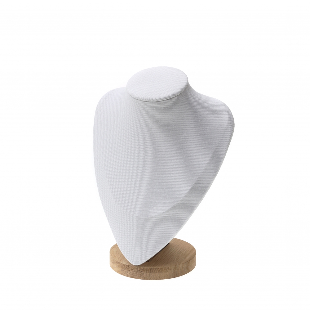 내추럴 원목 캔버스 삼각 목걸이 마네킹 진열대 대 21x12x27.5