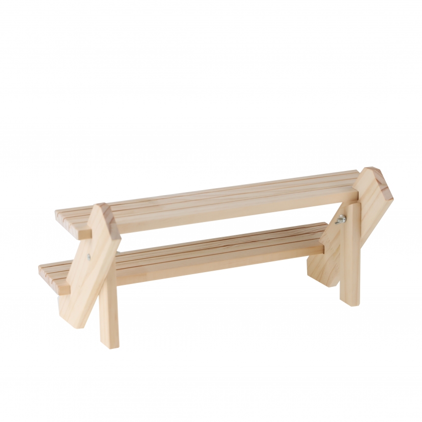 원목 꽂이판 2단 계단식 귀걸이 진열대 39x20x18 꽂이 별매
