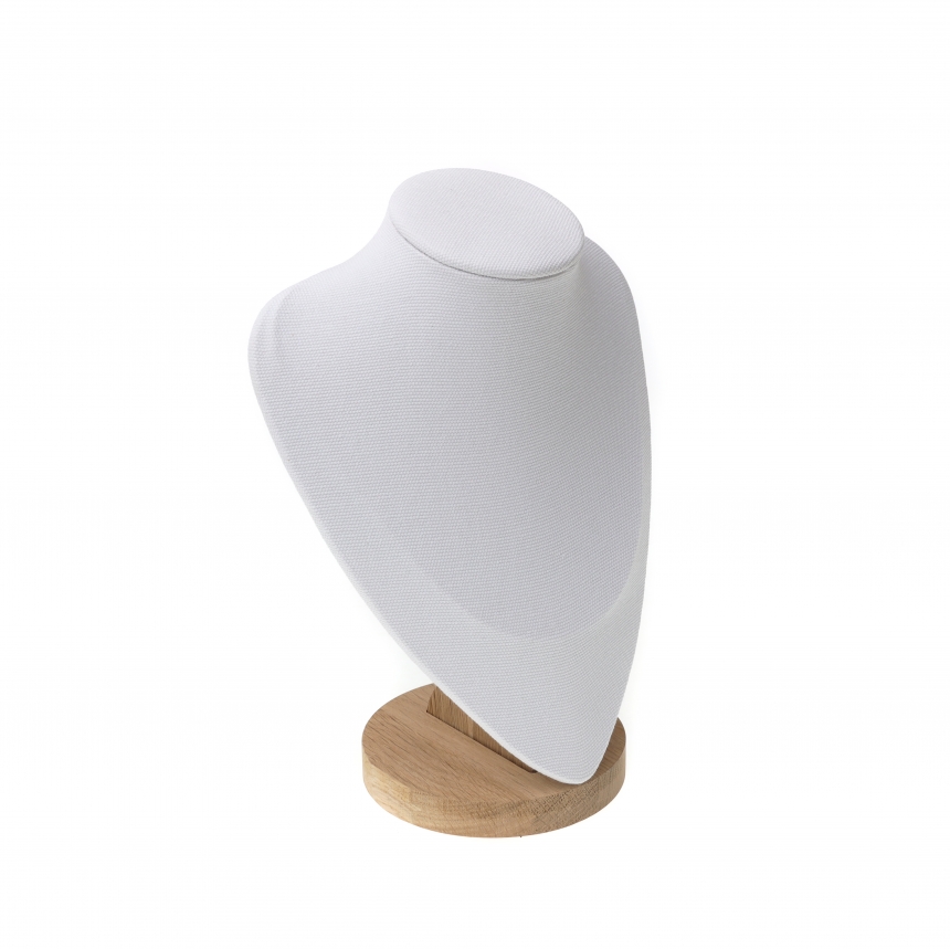 내추럴 원목 캔버스 삼각 목걸이 마네킹 진열대 대 21x12x27.5