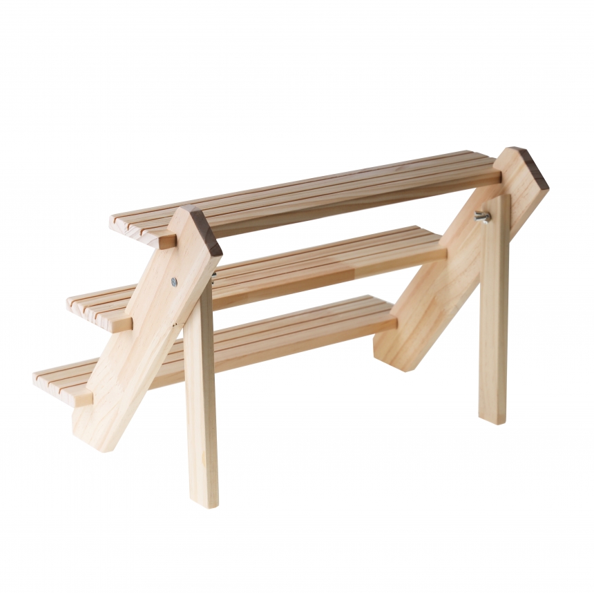 원목 꽂이판 3단 계단식 귀걸이 진열대 39x29x26 꽂이 별매