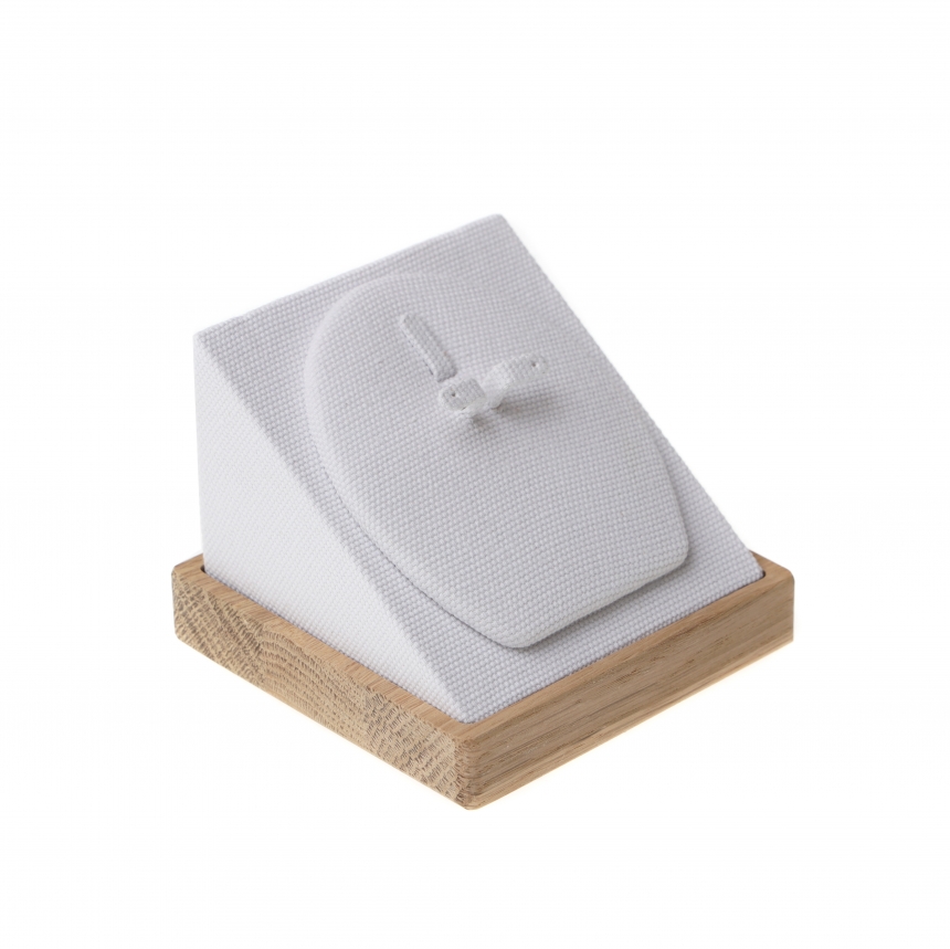 내추럴 원목 캔버스 경사형 세트 진열대 10x10x7.5