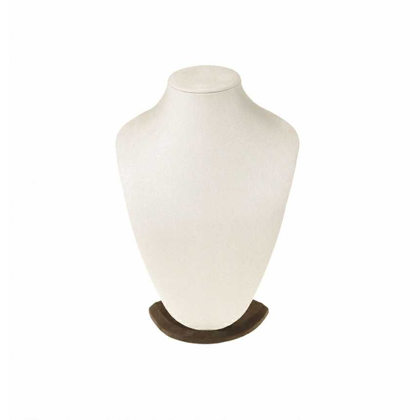 스웨이드 레귤러 목걸이 마네킹 진열대 베이지/브라운 대 20x14x30