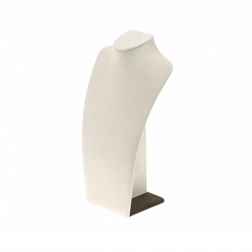 스웨이드 특 목걸이 마네킹 진열대 베이지/브라운 중 20x12x35
