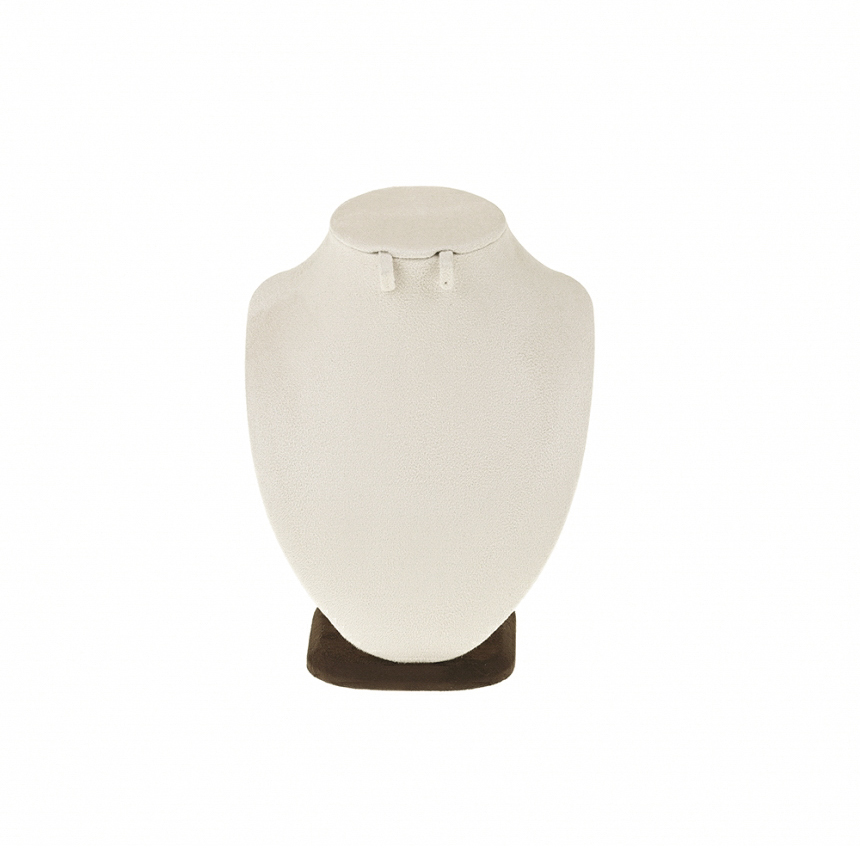 스웨이드 레귤러 목걸이 귀걸이 세트 마네킹 진열대 베이지/브라운 중 16x12x21