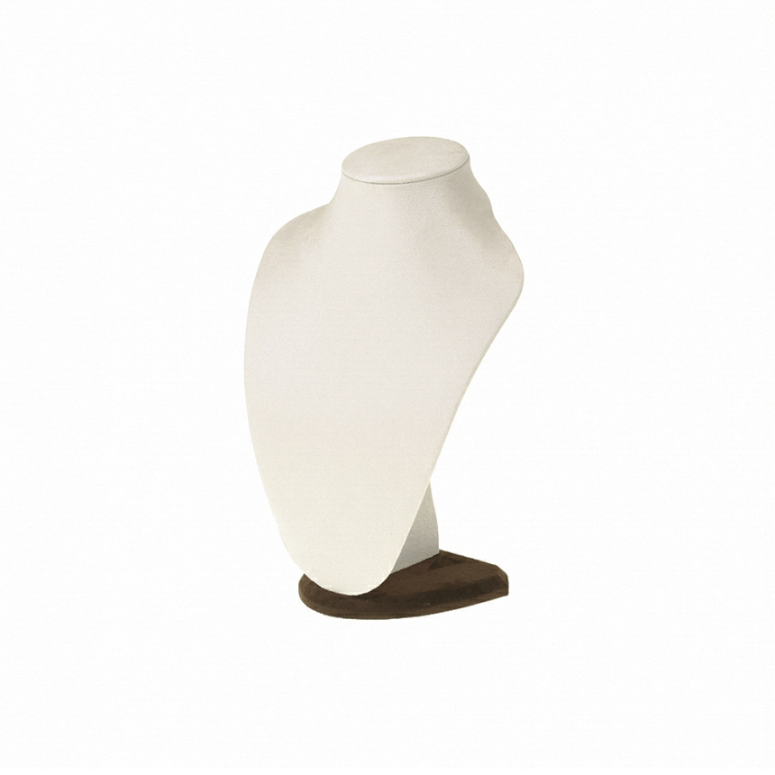 스웨이드 레귤러 목걸이 마네킹 진열대 베이지/브라운 대 20x14x30