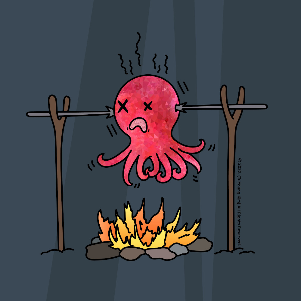 Grilled Octopus (문어구이) 그림 판매