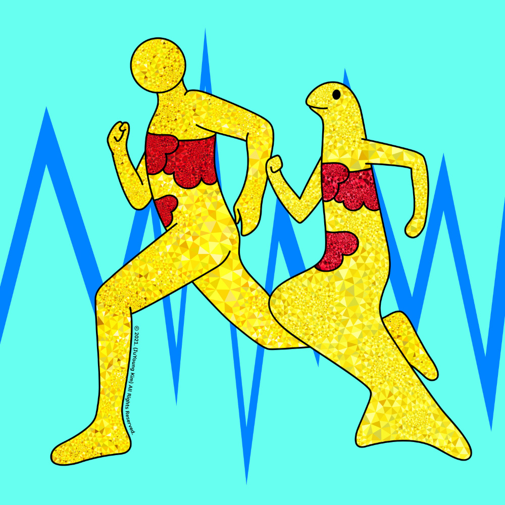 구름물고기와 구름맨 (run) 그림 판매