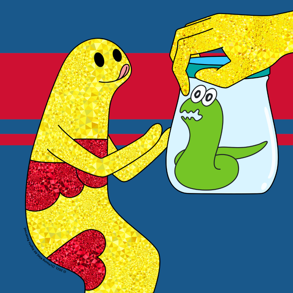구름물고기와 구름맨 (here) 그림 판매