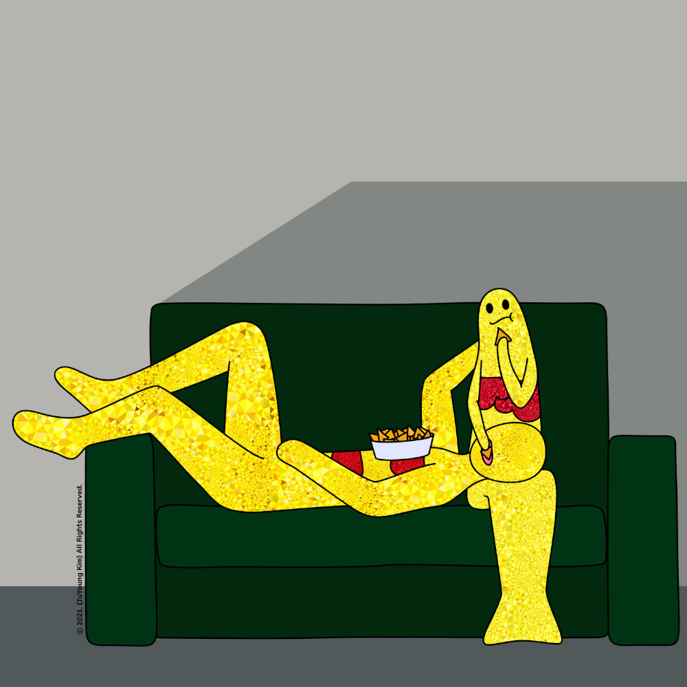 구름물고기와 구름맨 (movie night) 그림 판매