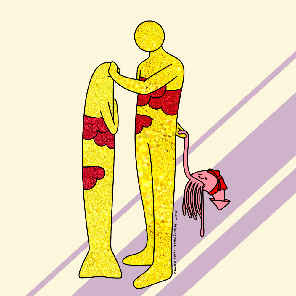 구름물고기와 구름맨 (I have something for you) 그림 판매