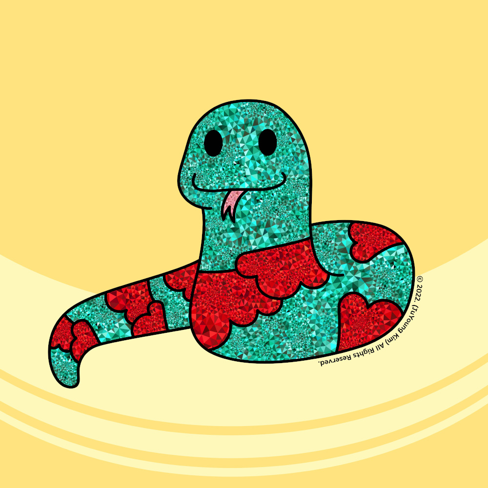 구름물고기 (chubby cloud snake) 그림 판매