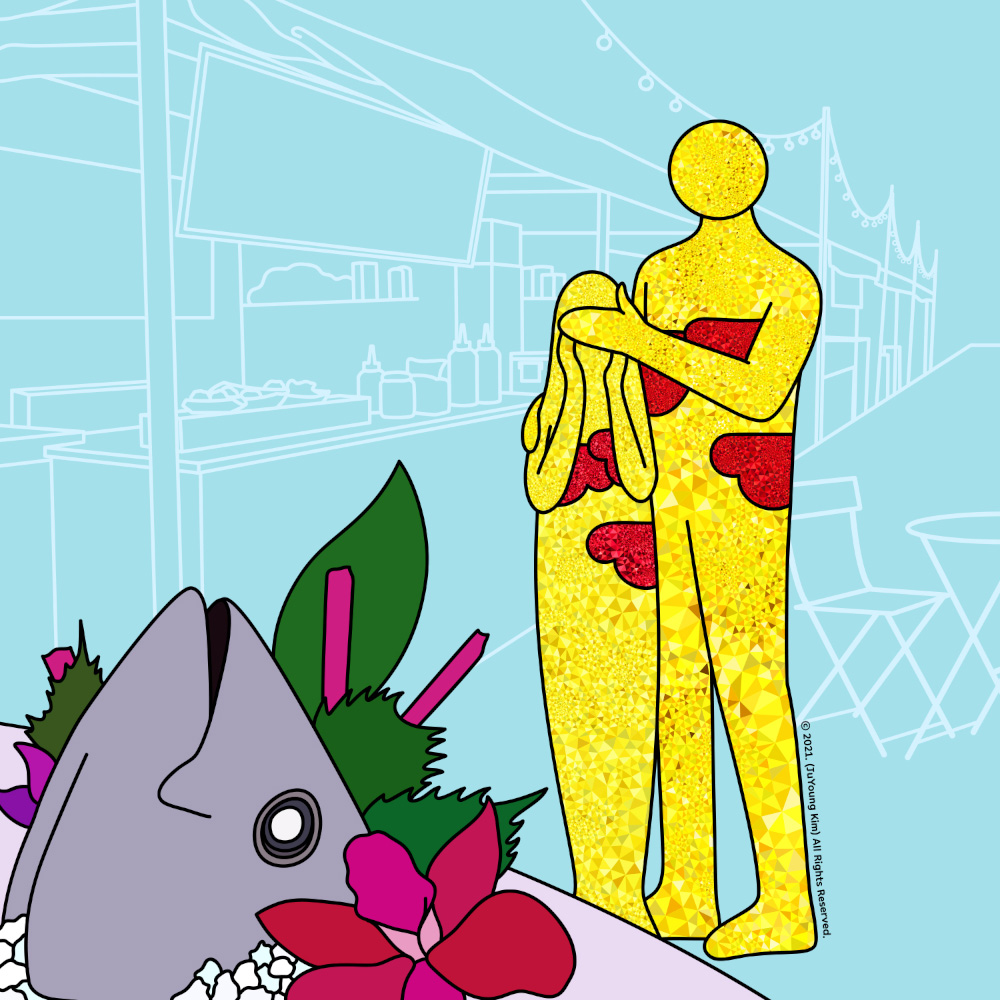 구름물고기와 구름맨 (don't look dear) 그림 판매