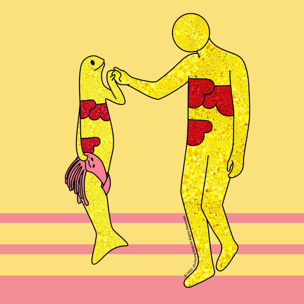 구름물고기와 구름맨 (what a gentleman) 그림 판매