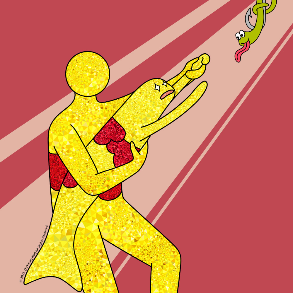 구름물고기와 구름맨 (don't eat that !!!) 그림 판매