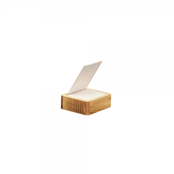 원목 L형 귀걸이 진열대 아이보리 미니 5.5x5x6