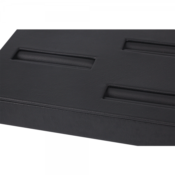 인조가죽 사각 커플 반지 팔찌 진열대 블랙 15x15x2