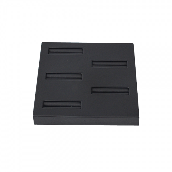 인조가죽 사각 커플 반지 팔찌 진열대 블랙 15x15x2