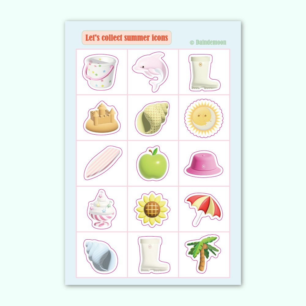 Summer sticker ver.2