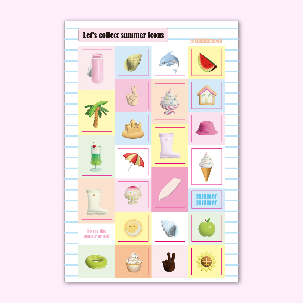 Summer sticker ver.1