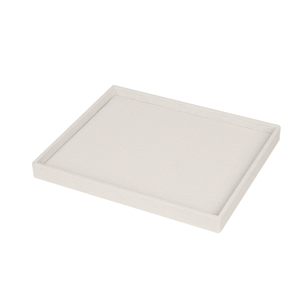 린넨 민판 악세사리 다용도 진열대 베이지 30x25x2.6